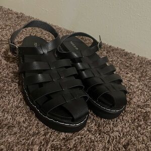 Torrid Black Strappy Sandals for Women